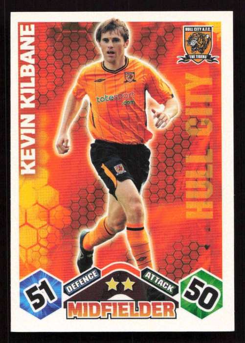 Topps Match Attax PL 2009/2010 Hull City - Kevin Kilbane