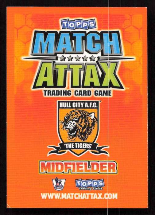 Topps Match Attax PL 2009/2010 Hull City - Kevin Kilbane