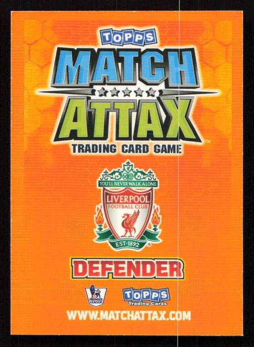 Topps Match Attax PL 2009/2010 Liverpool FC - Glen Johnson