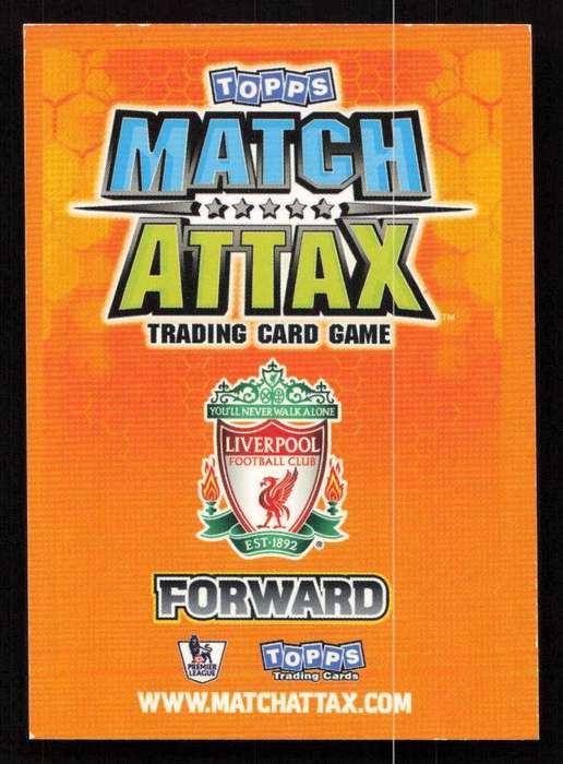 Topps Match Attax PL 2009/2010 Liverpool FC - Dirk Kuyt