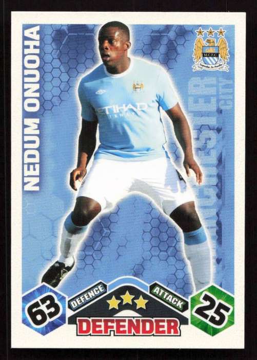Topps Match Attax PL 2009/2010 Manchester City - Nedum Onuoha