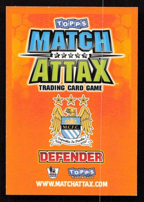 Topps Match Attax PL 2009/2010 Manchester City - Nedum Onuoha