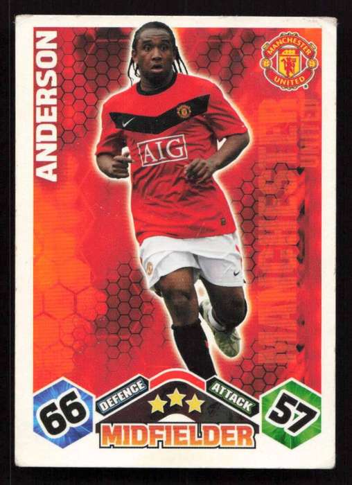 Topps Match Attax PL 2009/2010 Manchester United - Anderson