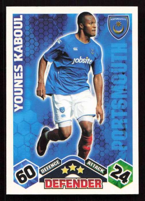Topps Match Attax PL 2009/2010 Portsmouth - Younes Kaboul
