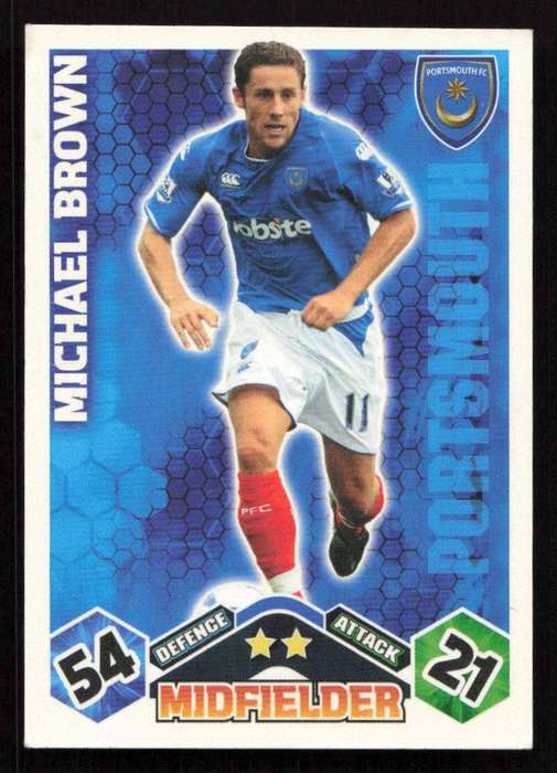 Topps Match Attax PL 2009/2010 Portsmouth - Michael Brown