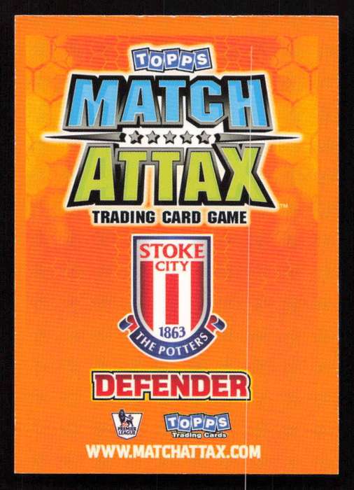 Topps Match Attax PL 2009/2010 Stoke City - Andy Wilkinson
