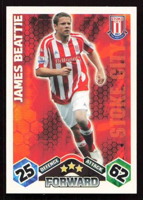 Topps Match Attax PL 2009/2010 Stoke City - James Beattie