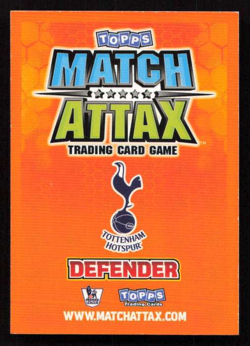 Topps Match Attax PL 2009/2010 Tottenham Hotspur - Sebastien Bassong