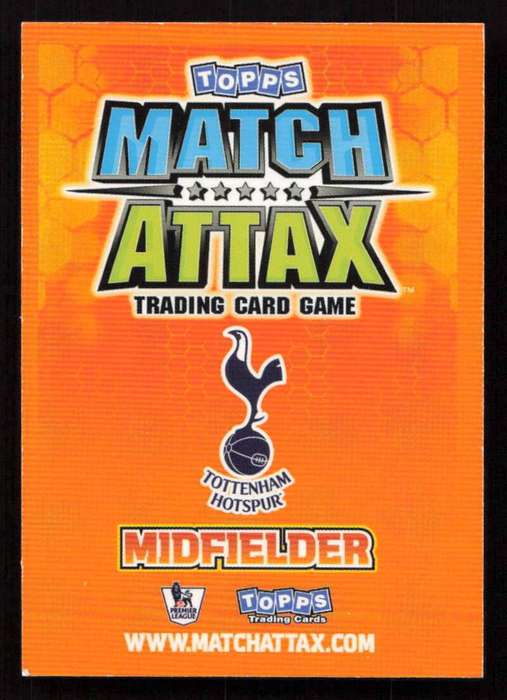 Topps Match Attax PL 2009/2010 Tottenham Hotspur - Aaron Lennon