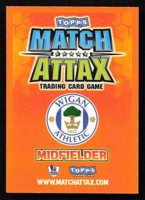 Topps Match Attax PL 2009/2010 Wigan Athletic - Oliver Kapo