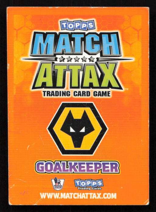 Topps Match Attax PL 2009/2010 Wolverhampton Wanderers - Wayne Hennessey