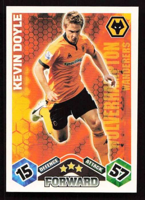 Topps Match Attax PL 2009/2010 Wolverhampton Wanderers - Kevin Doyle