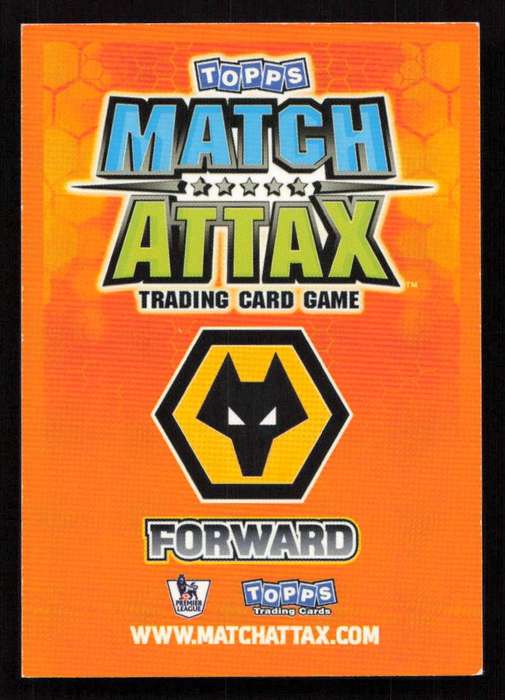 Topps Match Attax PL 2009/2010 Wolverhampton Wanderers - Chris Iwelumo