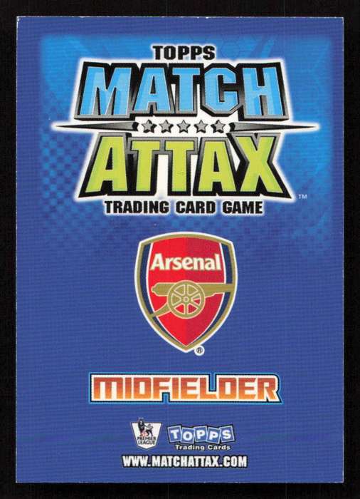 Topps Match Attax PL 2008/2009 Arsenal - Samir Nasri Man of the Match