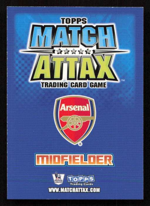 Topps Match Attax PL 2008/2009 Arsenal - Aaron Ramsey