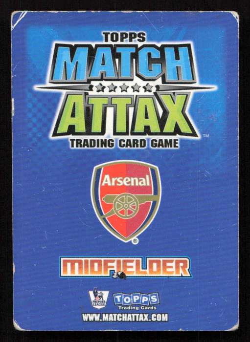 Topps Match Attax PL 2008/2009 Arsenal - Tomas Rosicky