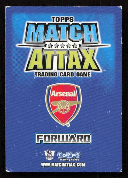 Topps Match Attax PL 2008/2009 Arsenal - Carlos Vela