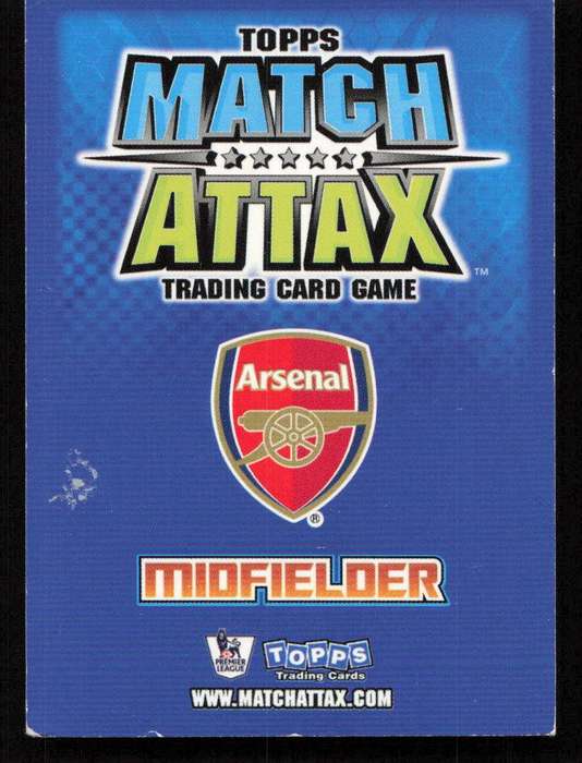 Topps Match Attax PL 2008/2009 Arsenal - Cesc Fabregas Star Player