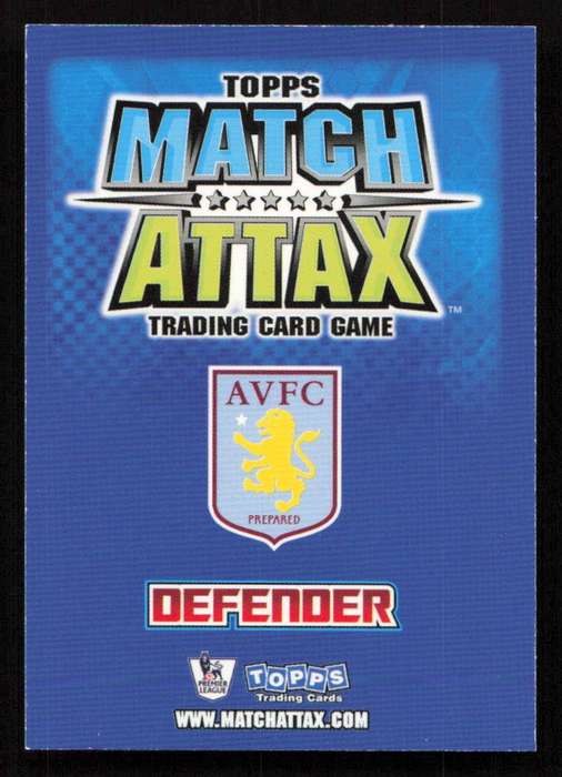 Topps Match Attax PL 2008/2009 Aston Villa - Martin Laursen
