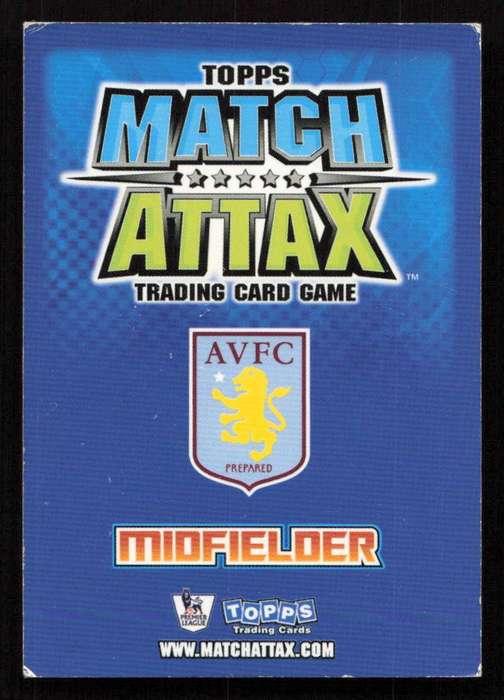 Topps Match Attax PL 2008/2009 Aston Villa - Nigel Reo-Coker