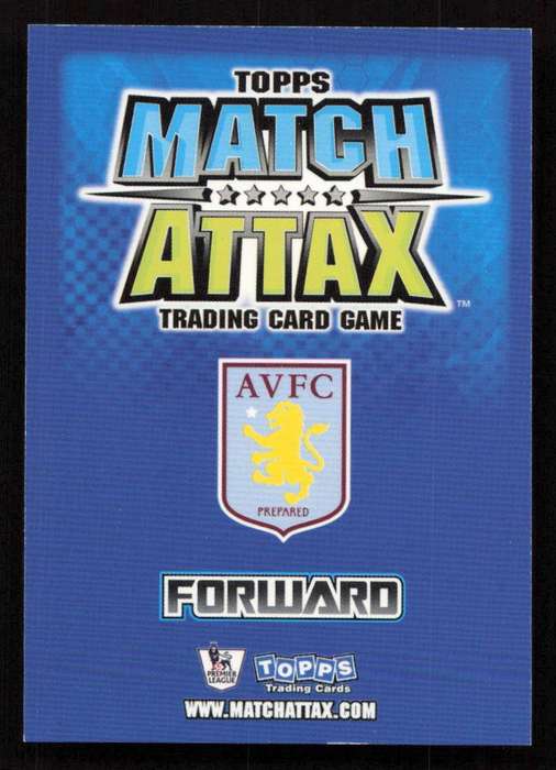 Topps Match Attax PL 2008/2009 Aston Villa - Moustapha Salifou