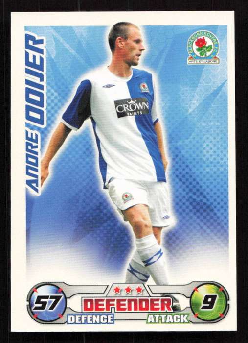 Topps Match Attax PL 2008/2009 Blackburn Rovers - Andre Ooijer
