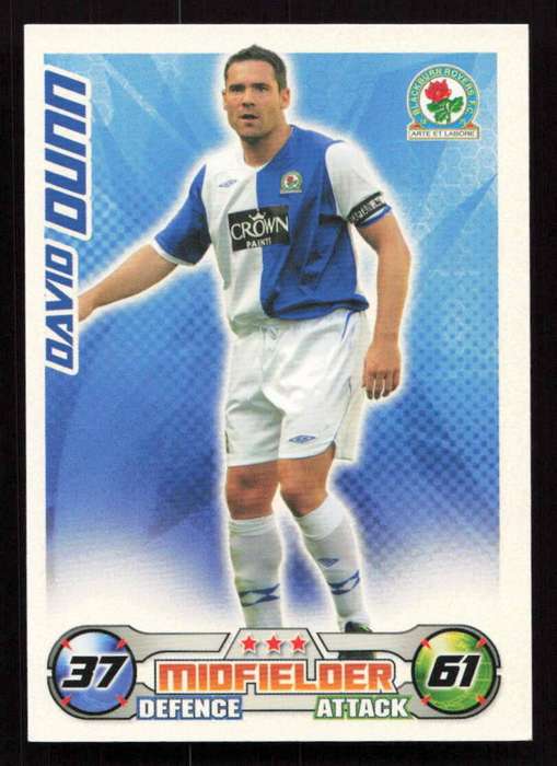 Topps Match Attax PL 2008/2009 Blackburn Rovers - David Dunn