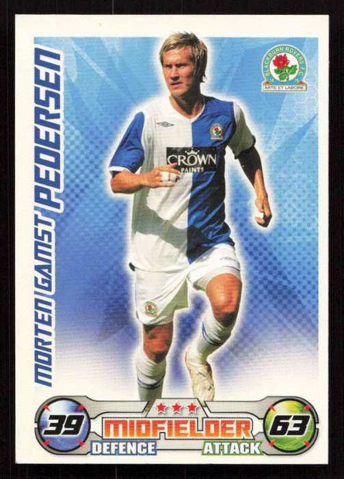 Topps Match Attax PL 2008/2009 Blackburn Rovers - Morten Gamst Pedersen