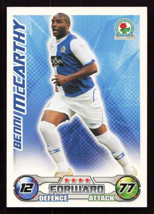 Topps Match Attax PL 2008/2009 Blackburn Rovers - Benni McCarthy
