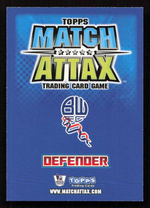 Topps Match Attax PL 2008/2009 Bolton Wanderers - Andrew O'Brien