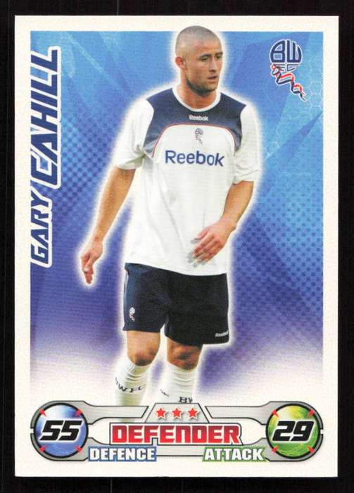 Topps Match Attax PL 2008/2009 Bolton Wanderers - Gary Cahill