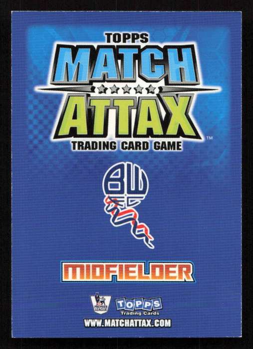 Topps Match Attax PL 2008/2009 Bolton Wanderers - Joey O'Brien