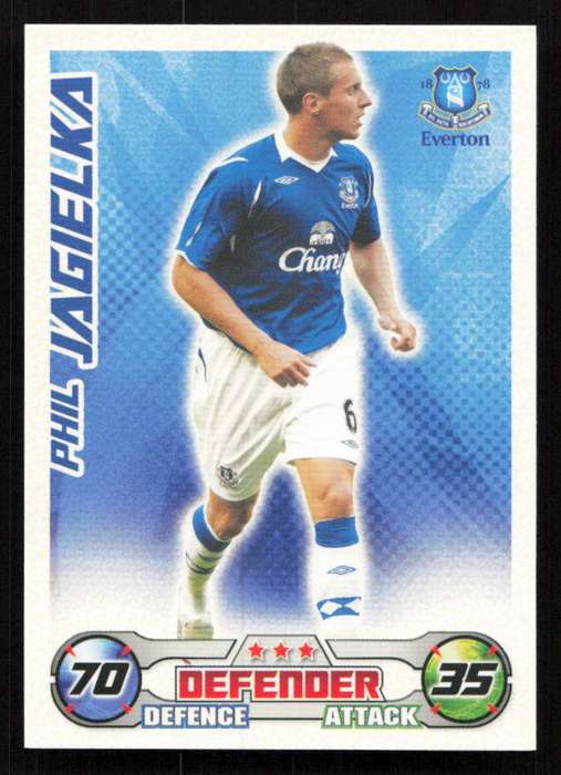 Topps Match Attax PL 2008/2009 Everton - Phil Jagielka