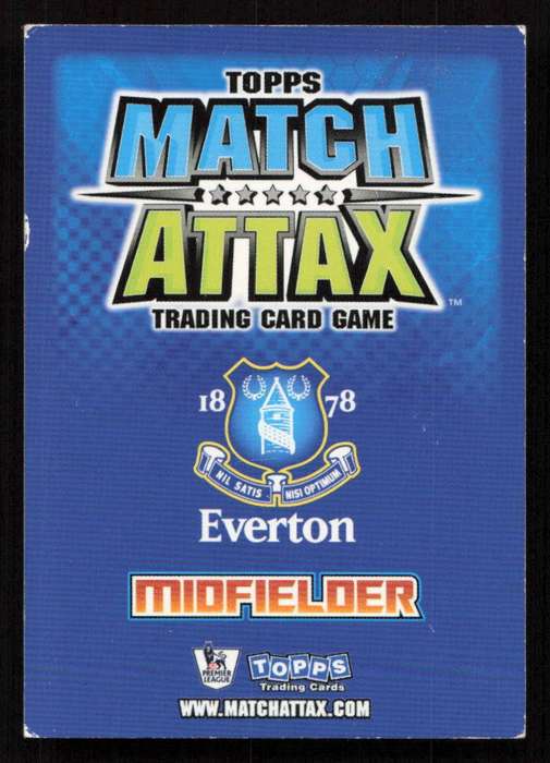Topps Match Attax PL 2008/2009 Everton - Phil Neville
