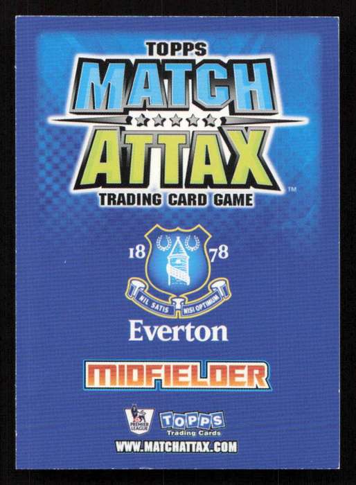 Topps Match Attax PL 2008/2009 Everton - Mikel Arteta Star Player