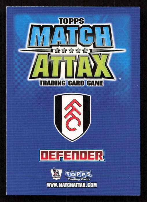 Topps Match Attax PL 2008/2009 Fulham - Toni Kallio