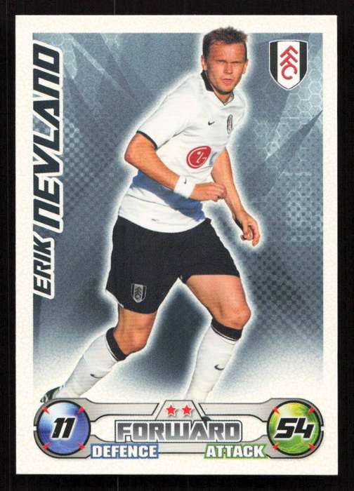 Topps Match Attax PL 2008/2009 Fulham - Erik Nevland