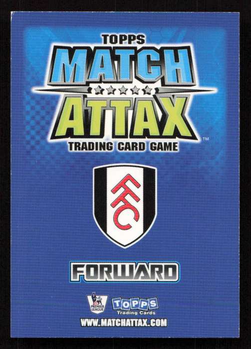 Topps Match Attax PL 2008/2009 Fulham - Erik Nevland