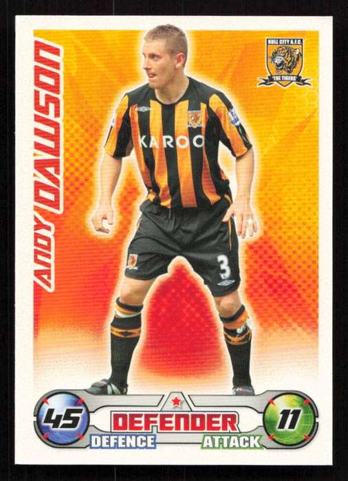 Topps Match Attax PL 2008/2009 Hull City - Andy Dawson