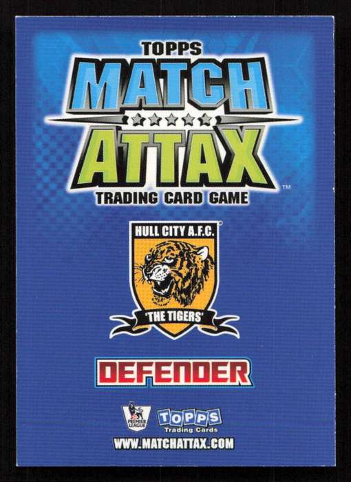 Topps Match Attax PL 2008/2009 Hull City - Andy Dawson