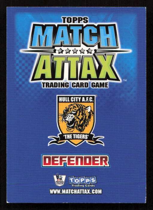 Topps Match Attax PL 2008/2009 Hull City - Anthony Gardner