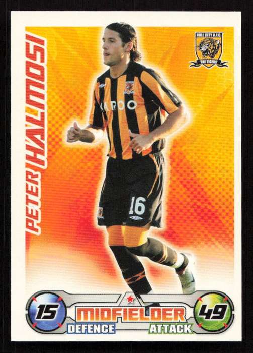 Topps Match Attax PL 2008/2009 Hull City - Peter Halmosi