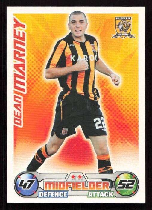 Topps Match Attax PL 2008/2009 Hull City - Dean Marney