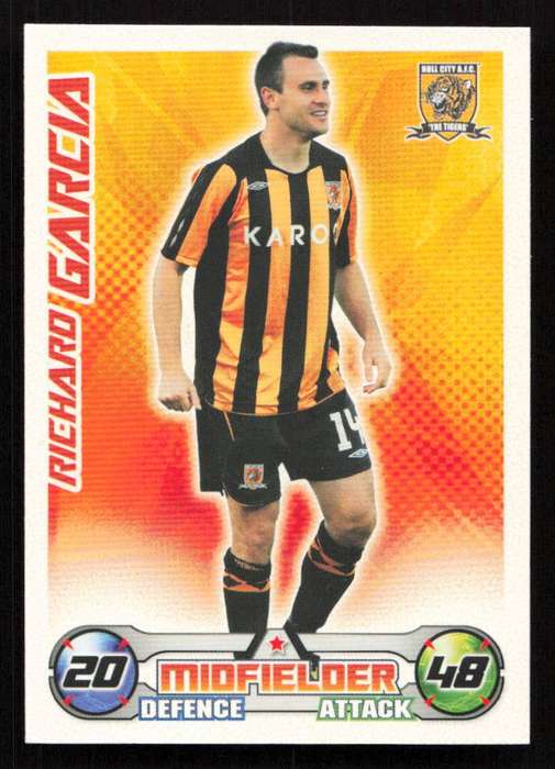 Topps Match Attax PL 2008/2009 Hull City - Richard Garcia