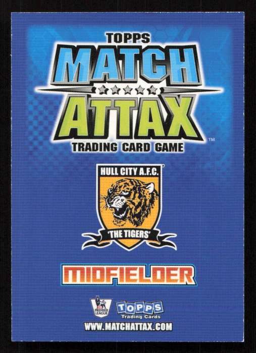 Topps Match Attax PL 2008/2009 Hull City - Richard Garcia