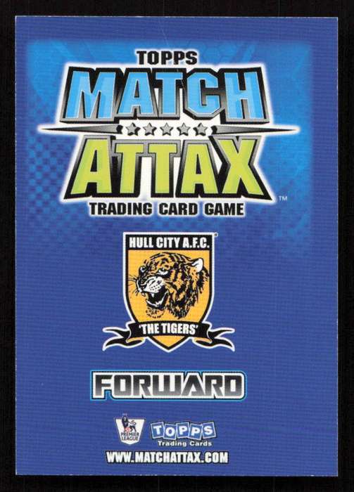 Topps Match Attax PL 2008/2009 Hull City - Marlon King