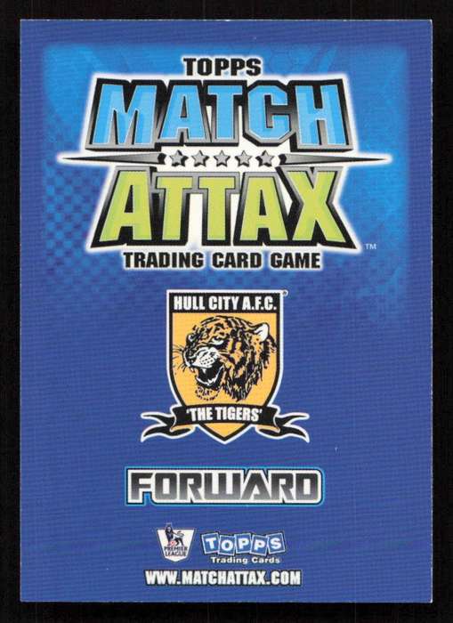 Topps Match Attax PL 2008/2009 Hull City - Craig Fagan