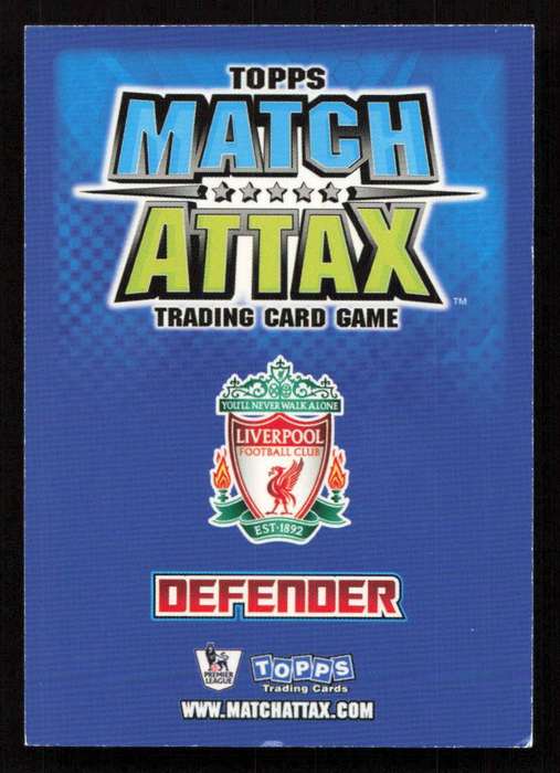 Topps Match Attax PL 2008/2009 Liverpool FC - Andrea Dossena