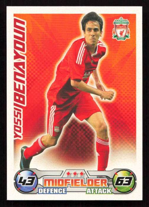 Topps Match Attax PL 2008/2009 Liverpool FC - Yossi Benayoun