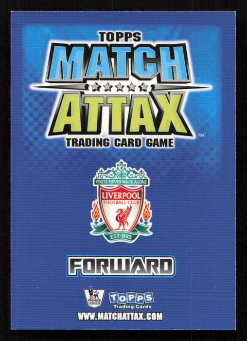 Topps Match Attax PL 2008/2009 Liverpool FC - Dirk Kuyt